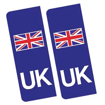 Наклейка на номерной знак Великобритании, светоотражающие виниловые наклейки на автомобильный номерной знак, простая в установке самоклеящаяся наклейка для любого гладкого покрытия
