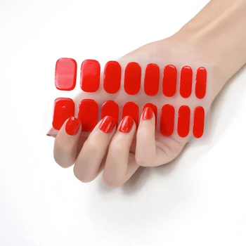 3D наклейки для ногтей Креативная клейкая Корейская наклейка для дизайна ногтей Украшения для маникюра Лак для ногтей Полностью отвержденный гель наклейка для ногтей