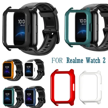 Защитный чехол для умных часов Realme Watch 2, сменный защитный чехол для ПК, аксессуары, прочный каркас, пластиковый бампер в виде ракушки