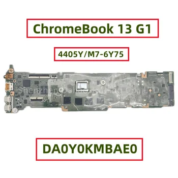 DA0Y0KMBAE0 Для HP ChromeBook 13 G1 Материнская плата ноутбука 4405Y M7-6Y75 Процессор 4 ГБ/16 ГБ ОПЕРАТИВНОЙ ПАМЯТИ 32 ГБ SSD 859521-001 859521-601 Y0K