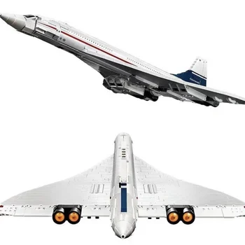 2083 шт Concorde Airbus 10318 Строительные блоки Техническая 105 см Модель самолета Кирпич Развивающие игрушки для детей Рождественские подарки