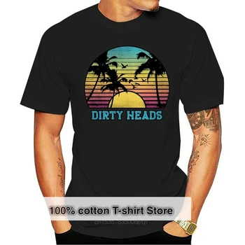 забавные футболки Heads Мужская футболка Summer Sun Черного цвета