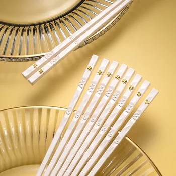 Nordic Light Роскошные Бытовые Антибактериальные Термостойкие Матовые палочки для еды, посуда для суши, Корейский набор палочек для еды