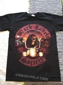 90-е Black Label Society graphic Rider 90-х Черная футболка с коротким рукавом NH6829