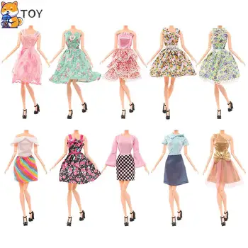 30-Сантиметровая кукольная одежда с цветочной юбкой, сменный костюм, модный комплект, уличное фото, платье, повседневные брюки, комплект, нарядная кукольная одежда для девочек