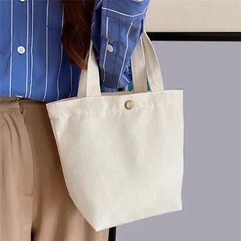 Ручная мини-сумка, однотонные сумки для покупок, женская винтажная сумка-тоут, повседневная сумка через плечо, кошелек, сумка-мешок