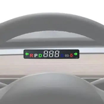 Универсальный автомобильный умный дисплей HUD LED Mini Head Up Display для модели Y/3, Спидометр на лобовом стекле, отображает скорость зубчатого колеса