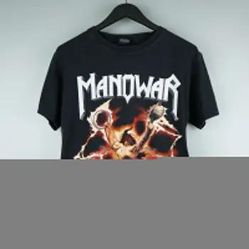 Винтажная футболка Manowar 1990-х годов с длинными рукавами