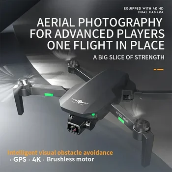 Новый KF105 8K 4K HD Камера GPS Дрон Бесщеточный Фотосъемка С Защитой От Встряхивания Профессиональная Передача Изображения Складной Квадрокоптер